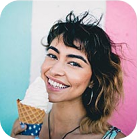 girl with ice cream